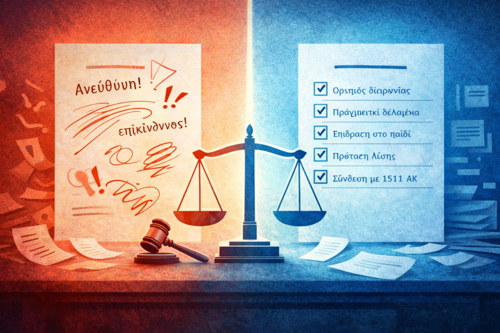 Τα δικόγραφα της επίλυσης